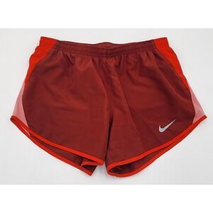 Nike Dri-FIT Running Shorts Women's Size S Red Athletic Gym‎ Workout Lined